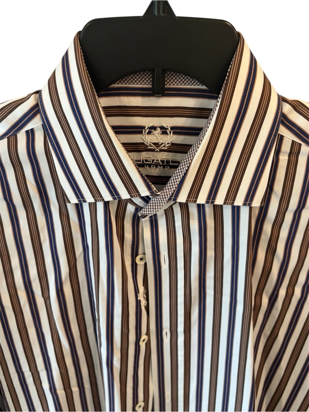 Men’s Bugatchi Uomo Striped Classic Fit Dress Shirt
